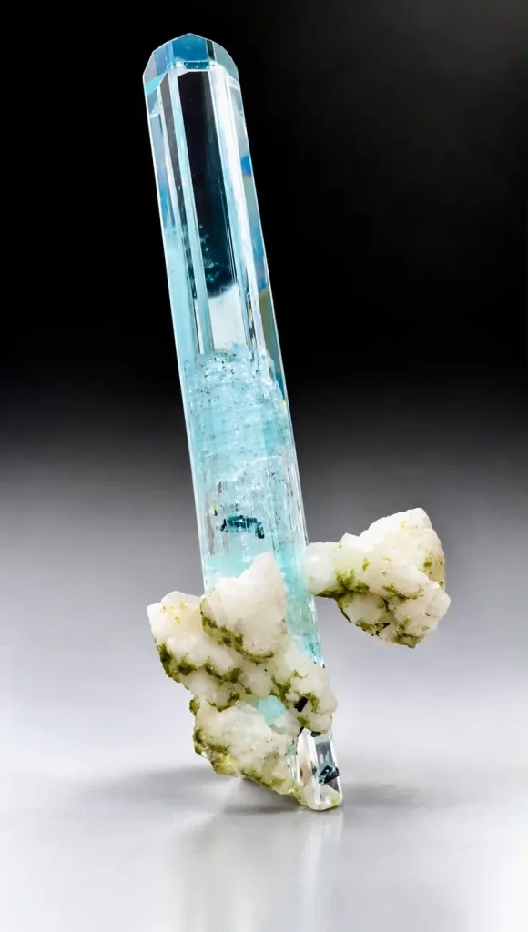 Aquamarine from Arondu, Basha Valley, Shigar District, Gilgit-Baltistan, Pakistan - image 4
