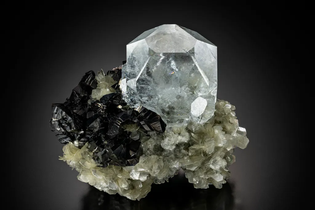 Aquamarine from China, Sichuan, Pingwu Co. image
