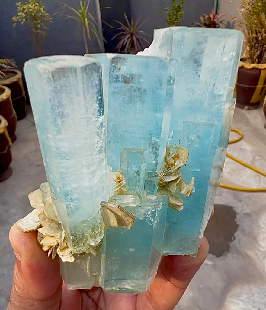 Aquamarine from Chumar Bakhoor, Nagar District, Gilgit-Baltistan, Pakistan - image 3