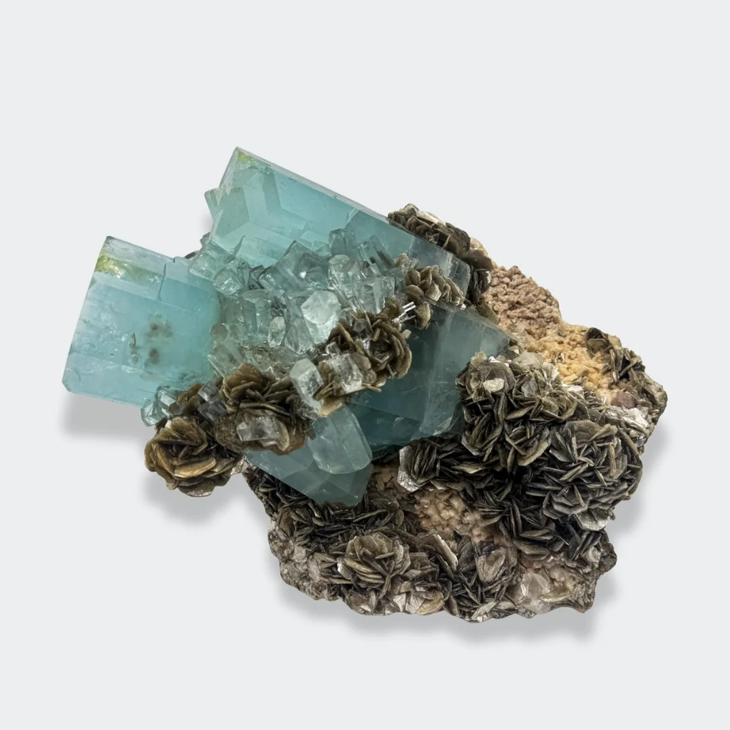Aquamarine from Chumar Bakhoor, Nagar District, Gilgit-Baltistan, Pakistan image