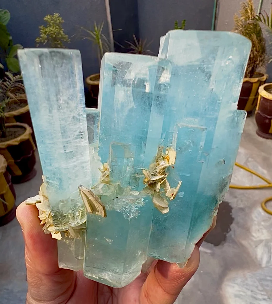 Aquamarine from Chumar Bakhoor, Nagar District, Gilgit-Baltistan, Pakistan - image 4
