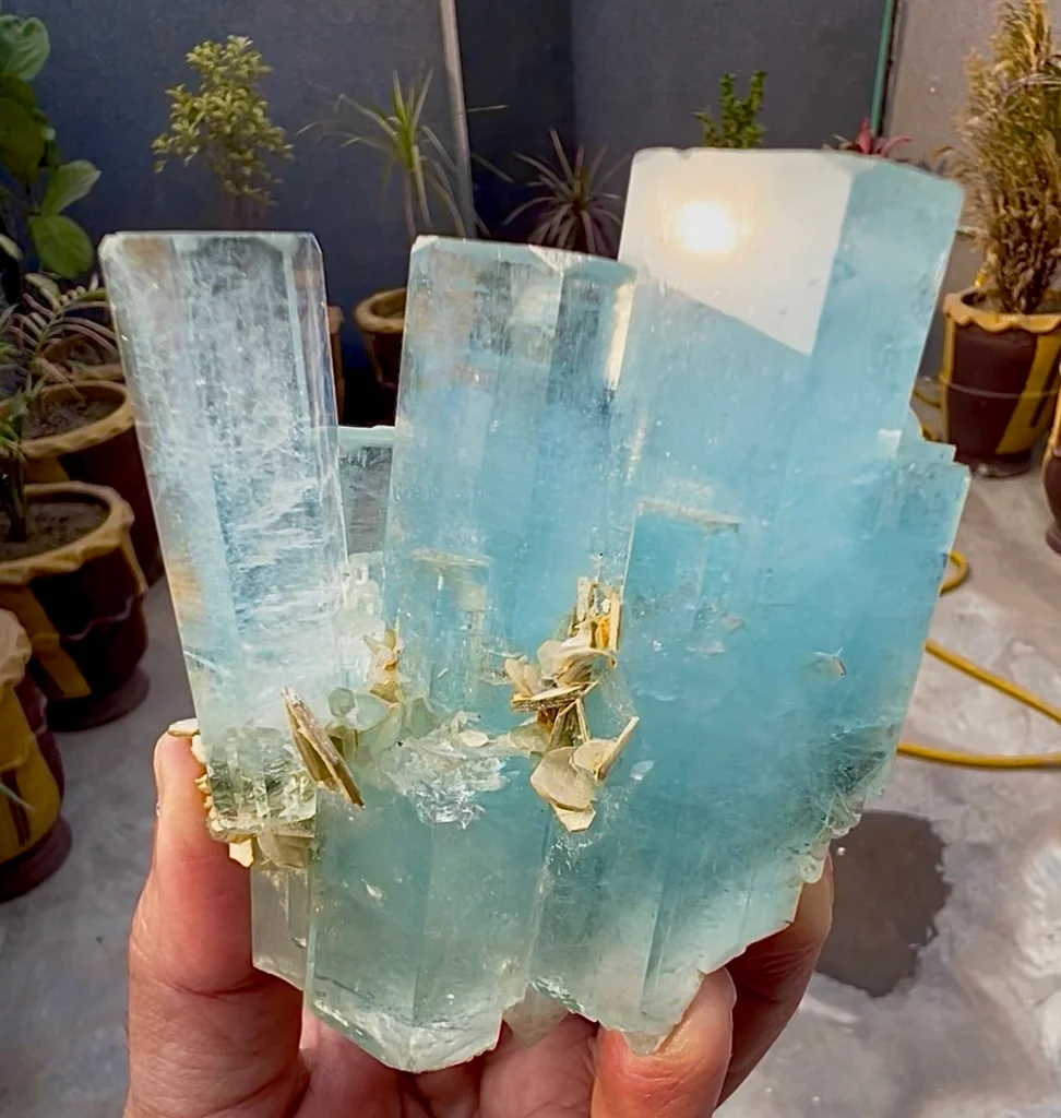 Aquamarine from Chumar Bakhoor, Nagar District, Gilgit-Baltistan, Pakistan - image 2