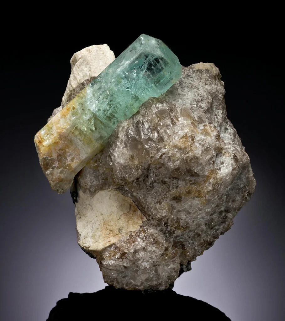 Aquamarine from Conway, New Hampshire, USA image