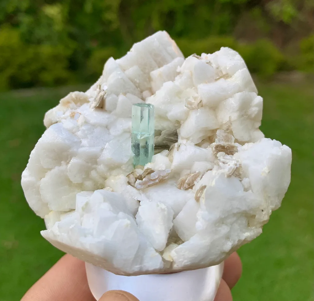 Aquamarine from Dassu, Braldu Valley, Shigar District, Gilgit-Baltistan, Pakistan - image 5