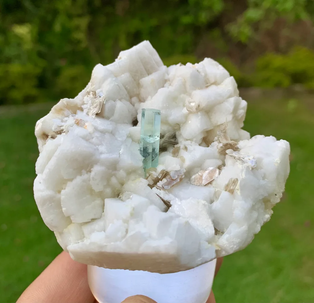 Aquamarine from Dassu, Braldu Valley, Shigar District, Gilgit-Baltistan, Pakistan - image 2