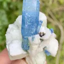 Aquamarine from Haramosh Mts., Roundu District, Gilgit-Baltistan, Pakistan - image 1