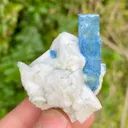 Aquamarine from Haramosh Mts., Roundu District, Gilgit-Baltistan, Pakistan - image 3