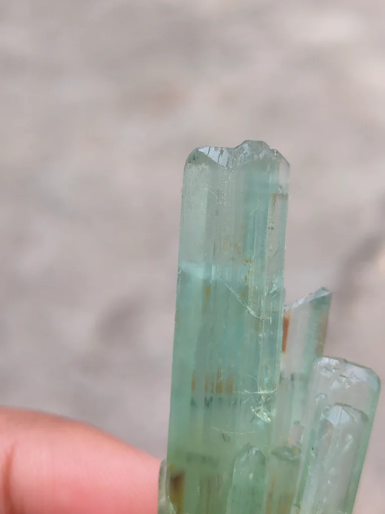 Aquamarine from Kakamunurle Mine, Karur District, Tamil Nadu, India - image 8