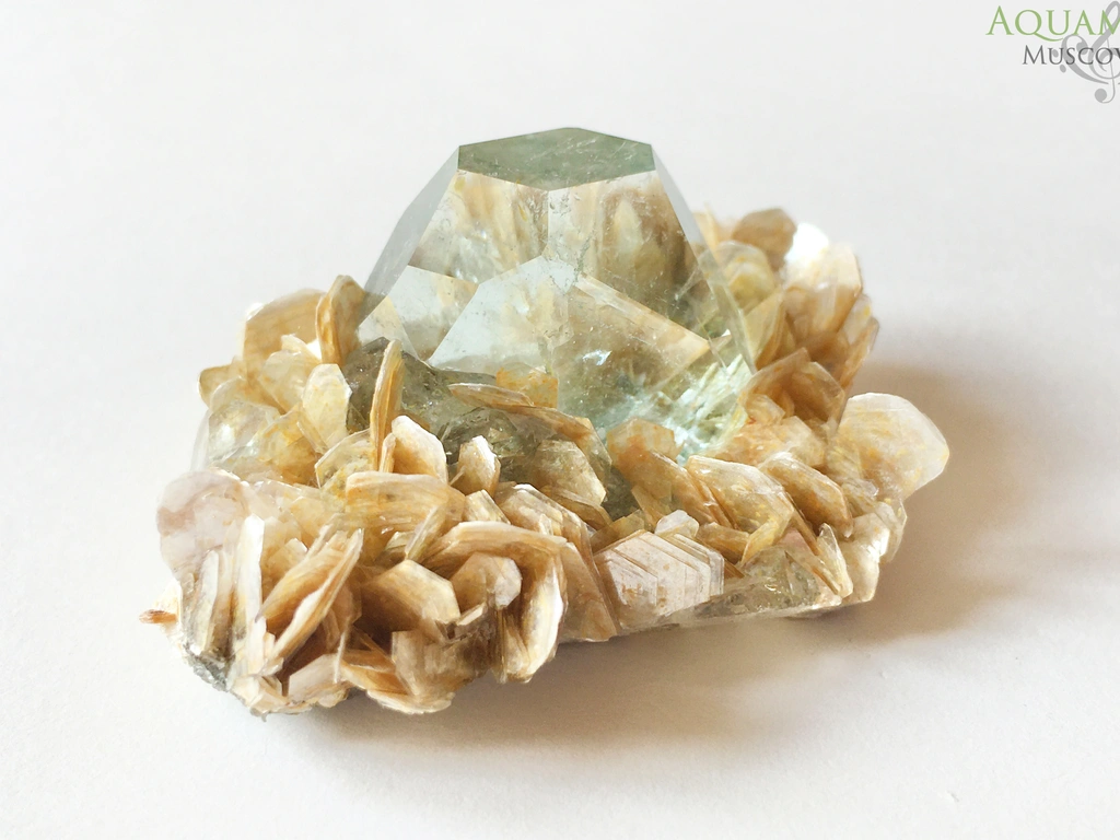 Aquamarine from Mount Little Xuebaoding, Pingwu Co., Sichuan, China image