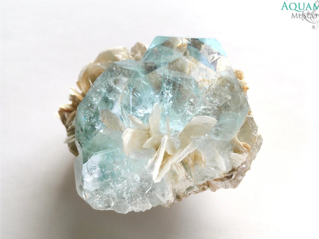 Aquamarine from Mount Little Xuebaoding, Pingwu Co., Sichuan, China image