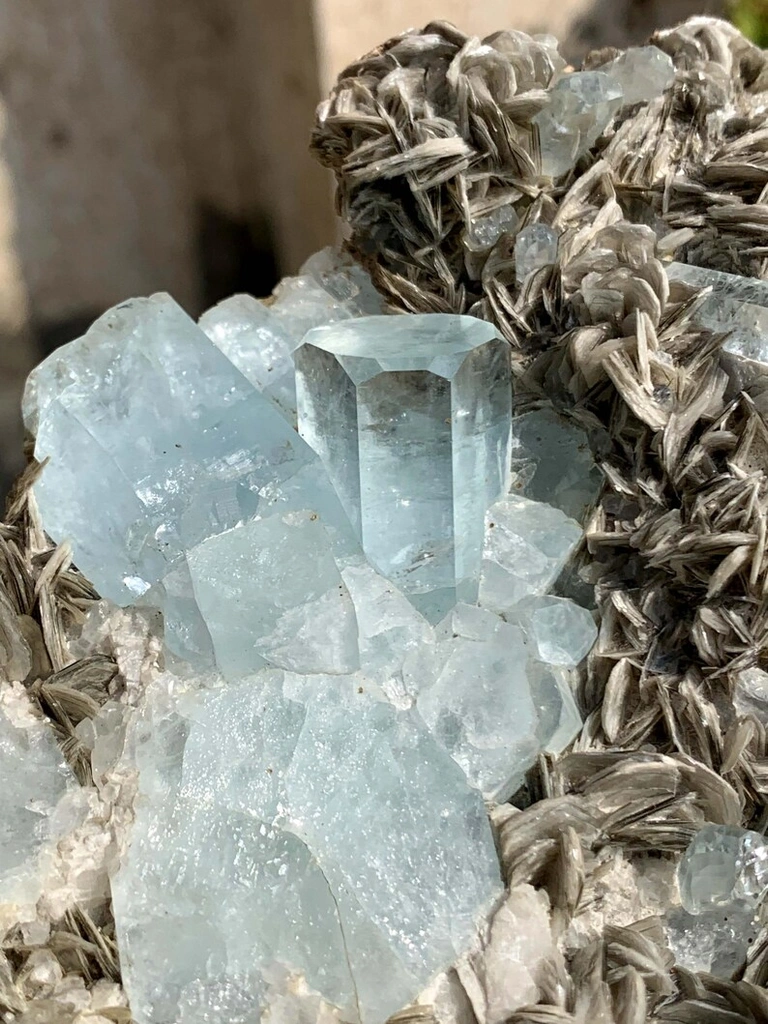 Aquamarine from Nagar, Nagar District, Gilgit-Baltistan, Pakistan - image 3