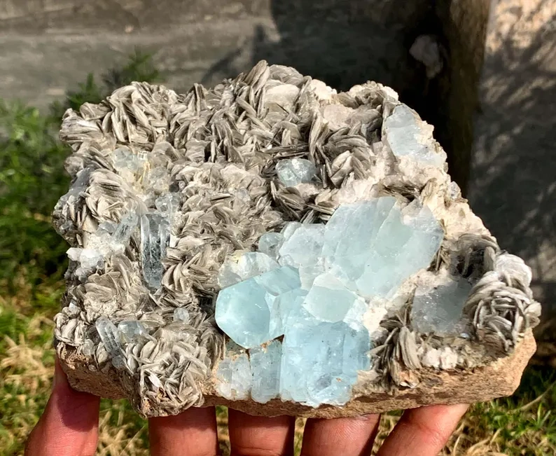 Aquamarine from Nagar, Nagar District, Gilgit-Baltistan, Pakistan - image 9