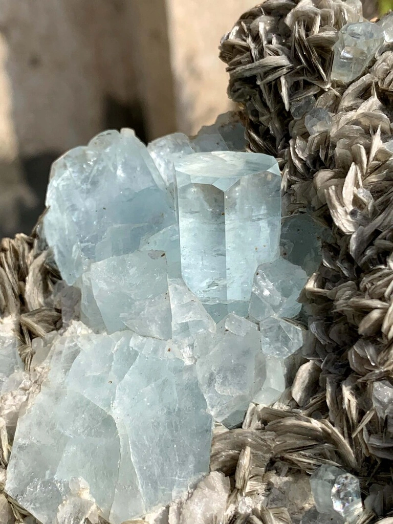 Aquamarine from Nagar, Nagar District, Gilgit-Baltistan, Pakistan - image 5