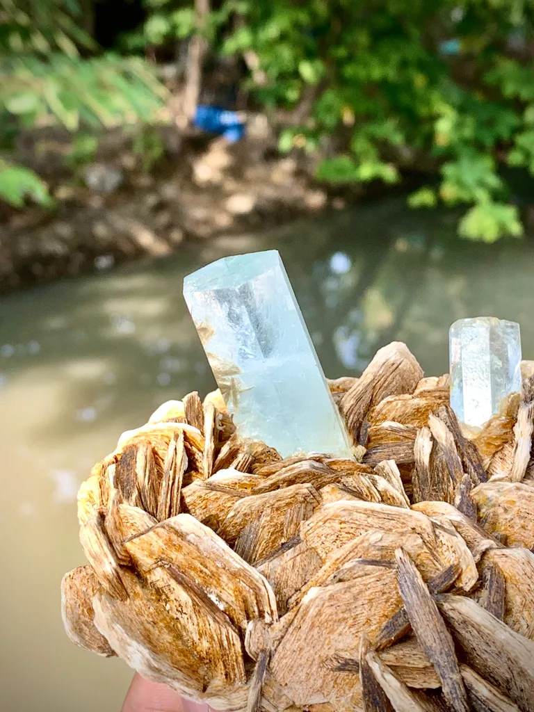 Aquamarine from Nagar, Nagar District, Gilgit-Baltistan, Pakistan - image 10