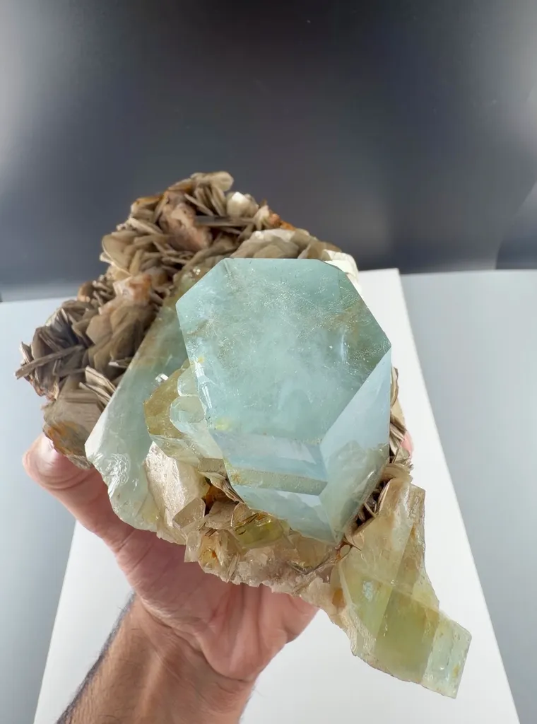 Aquamarine from Pakistan, Gilgit-Baltistan, Nagar District, Aliabad - image 5
