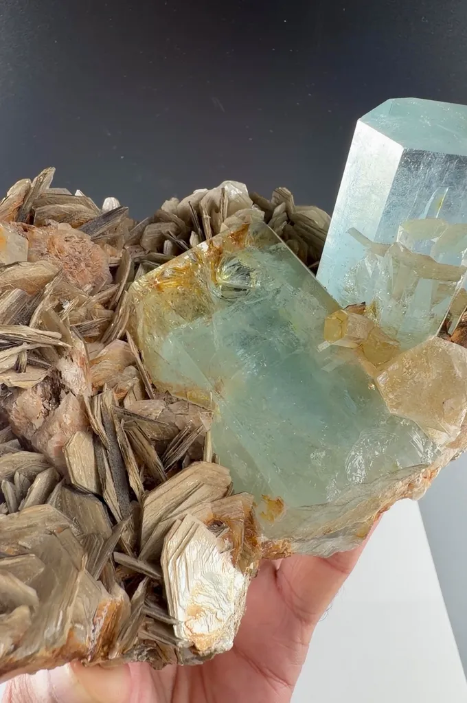 Aquamarine from Pakistan, Gilgit-Baltistan, Nagar District, Aliabad - image 7