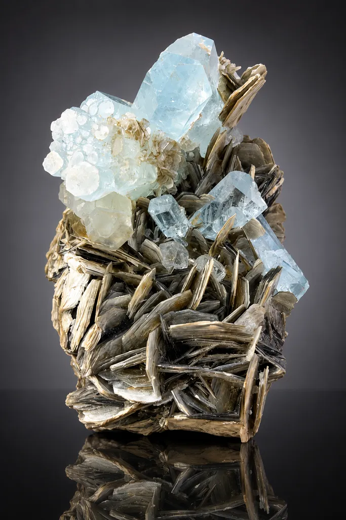 Aquamarine from Pakistan, Gilgit-Baltistan, Nagar District, Aliabad image