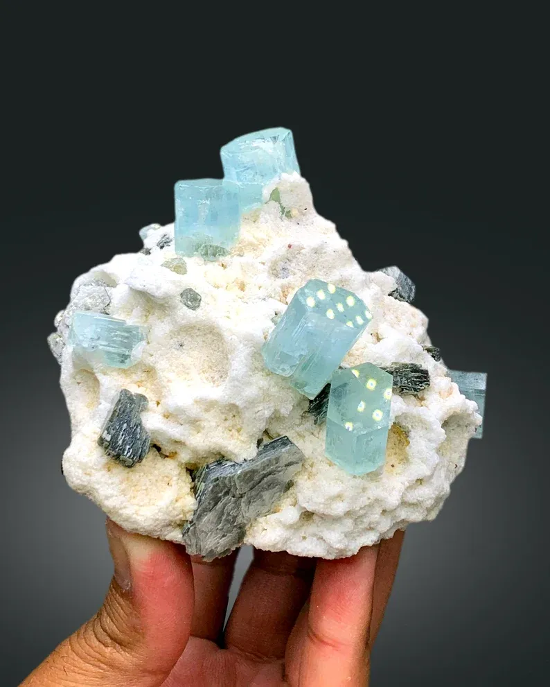Aquamarine from Pakistan, Gilgit-Baltistan, Nagar District, Aliabad - image 6