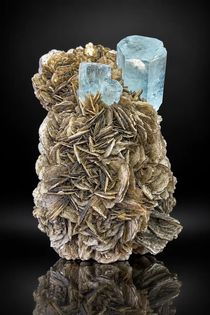 Aquamarine from Pakistan, Gilgit-Baltistan, Nagar District, Aliabad - image 1