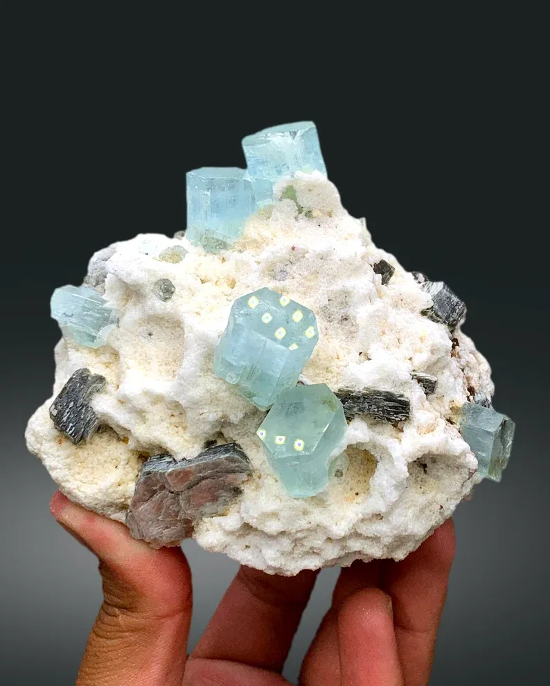 Aquamarine from Pakistan, Gilgit-Baltistan, Nagar District, Aliabad - image 2