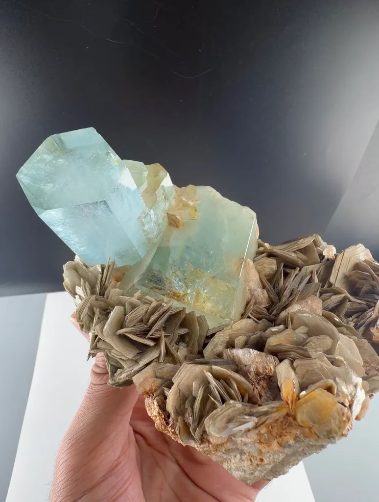 Aquamarine from Pakistan, Gilgit-Baltistan, Nagar District, Aliabad - image 4