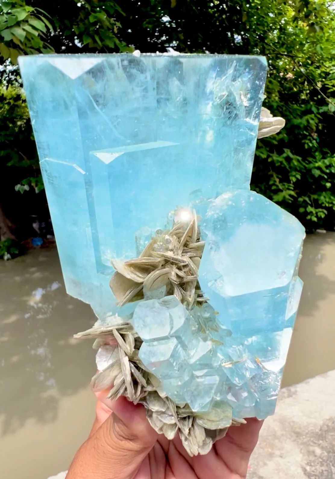 Aquamarine from Pakistan, Gilgit-Baltistan, Nagar District, Chumar Bakhoor - image 1
