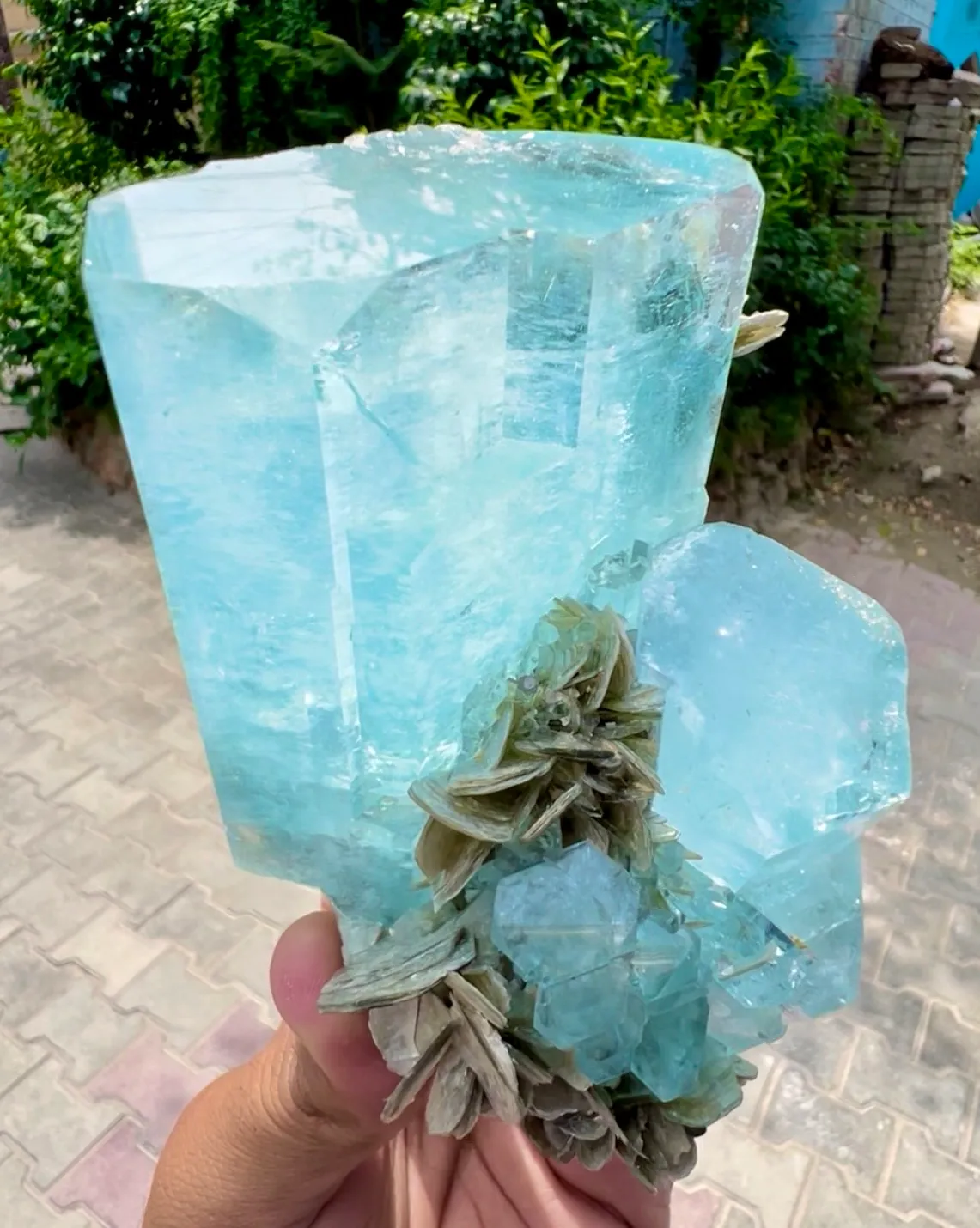 Aquamarine from Pakistan, Gilgit-Baltistan, Nagar District, Chumar Bakhoor - image 6