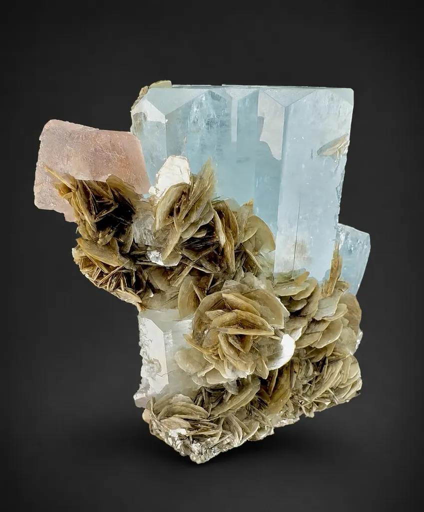 Aquamarine from Pakistan, Gilgit-Baltistan, Nagar District, Chumar Bakhoor image