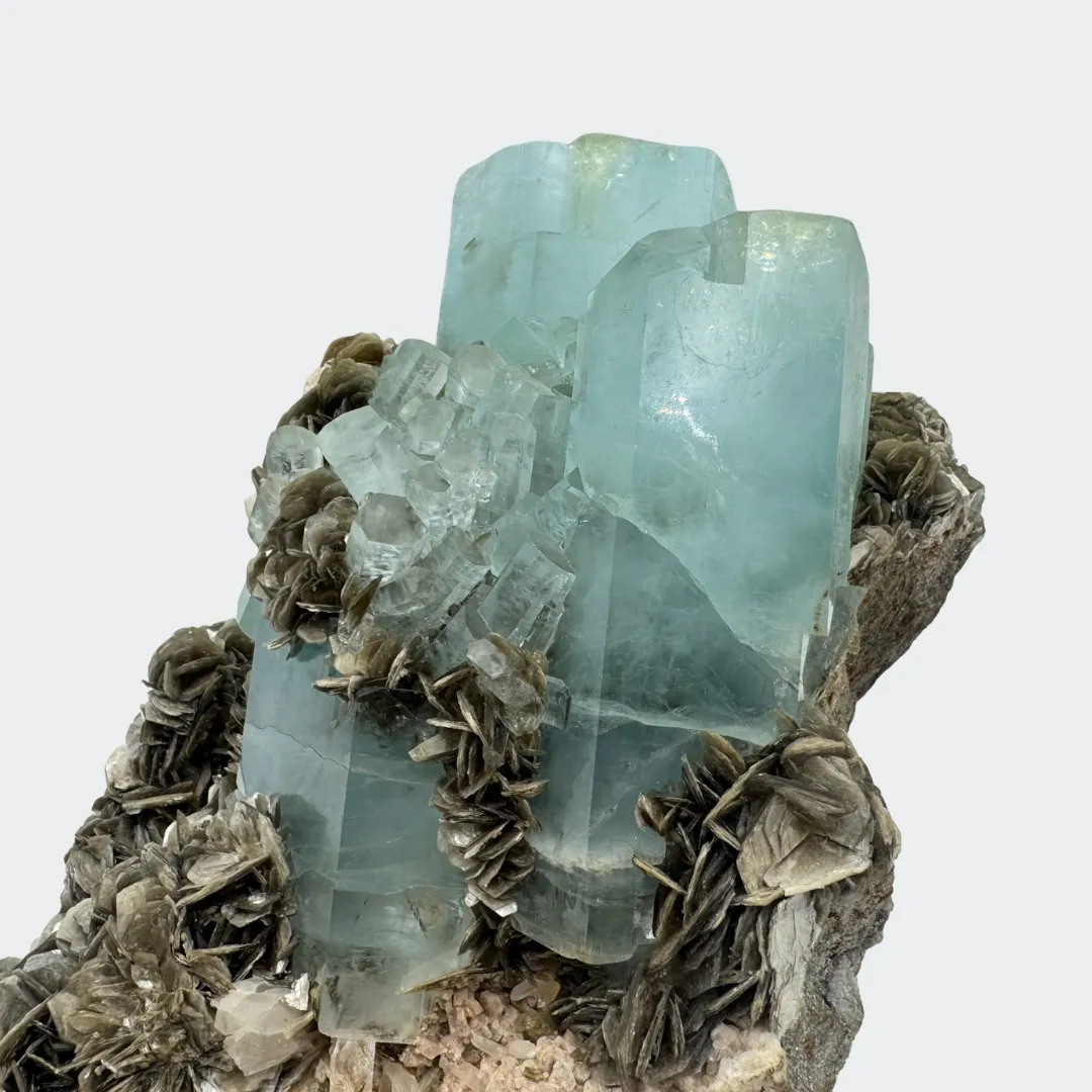 Aquamarine from Pakistan, Gilgit-Baltistan, Nagar District, Chumar Bakhoor - image 4