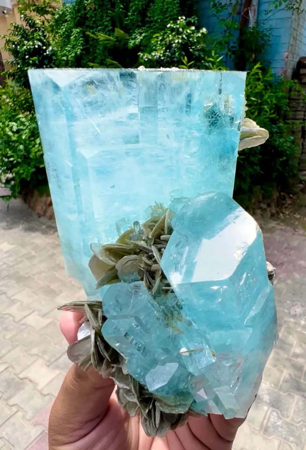 Aquamarine from Pakistan, Gilgit-Baltistan, Nagar District, Chumar Bakhoor - image 7