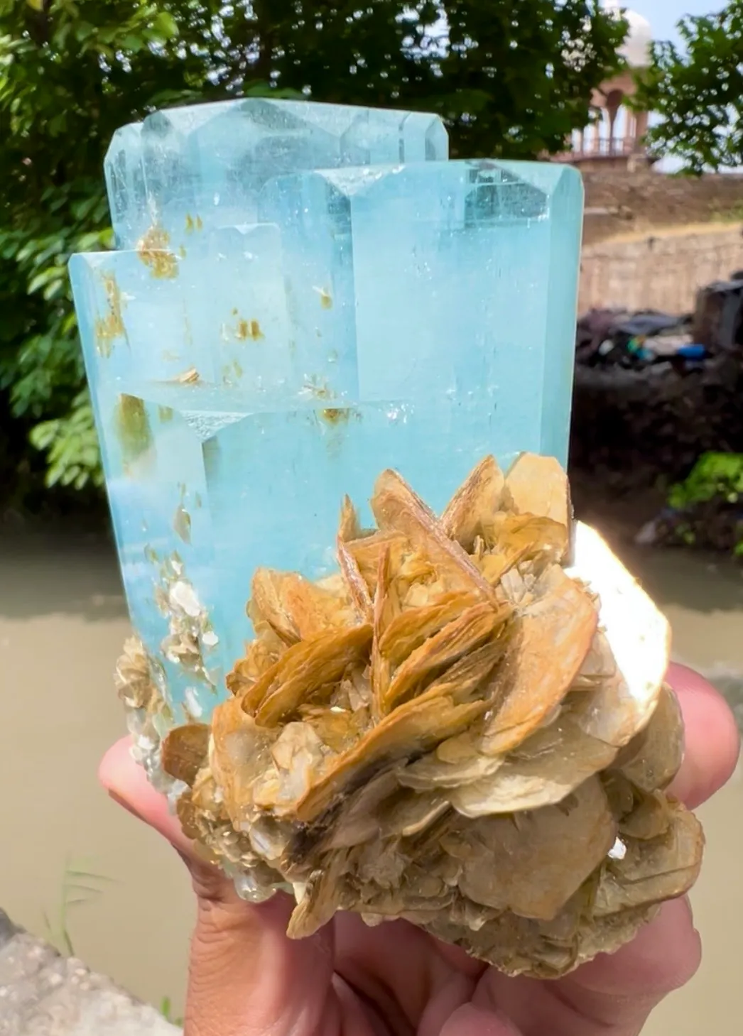 Aquamarine from Pakistan, Gilgit-Baltistan, Nagar District, Chumar Bakhoor - image 3