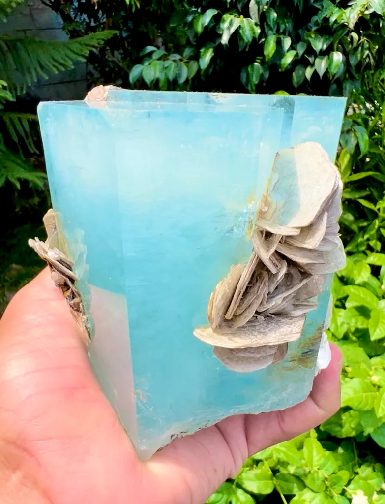 Aquamarine from Pakistan, Gilgit-Baltistan, Nagar District, Chumar Bakhoor image
