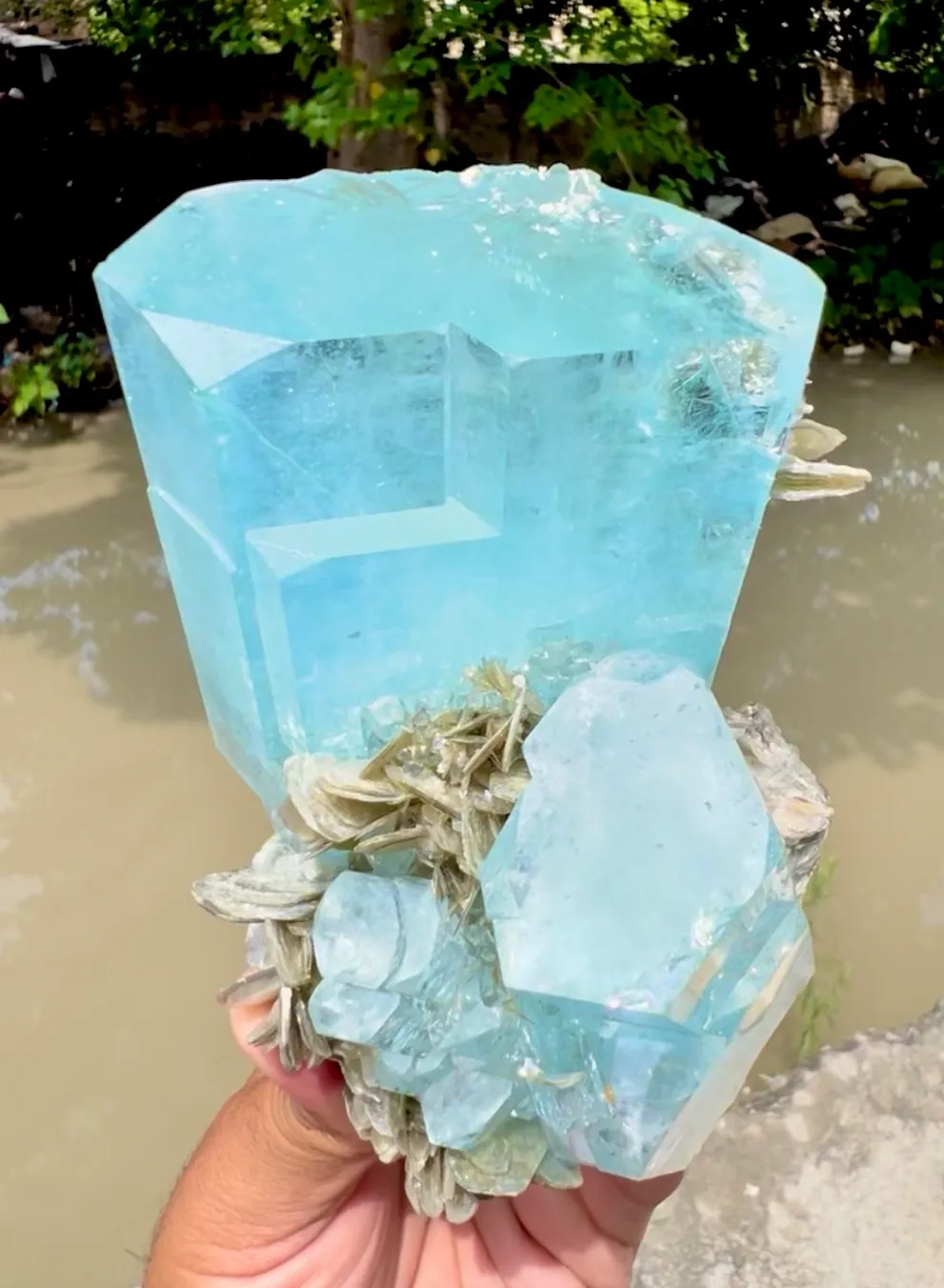 Aquamarine from Pakistan, Gilgit-Baltistan, Nagar District, Chumar Bakhoor - image 4