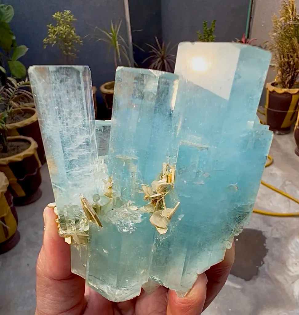 Aquamarine from Pakistan, Gilgit-Baltistan, Nagar District, Chumar Bakhoor - image 2