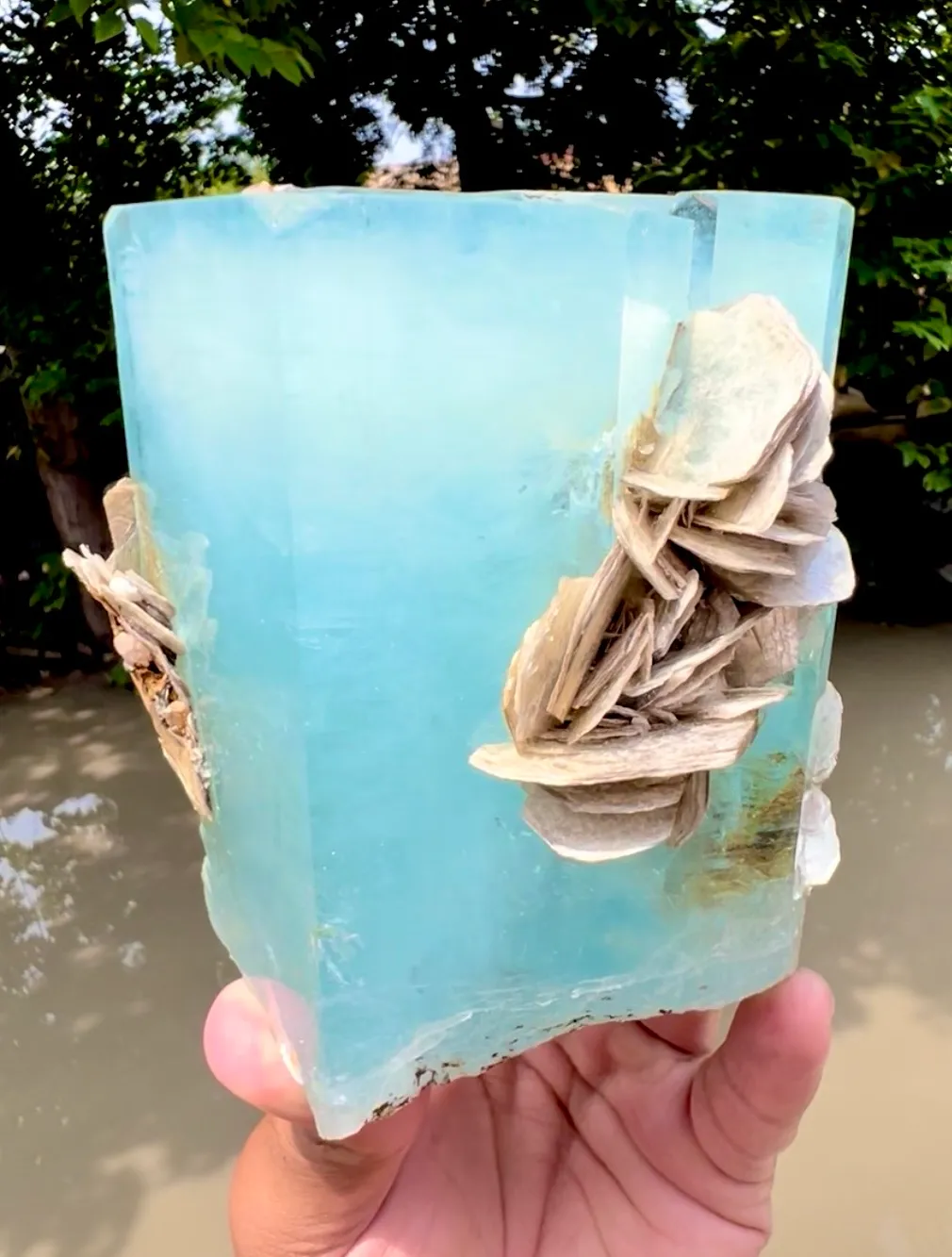 Aquamarine from Pakistan, Gilgit-Baltistan, Nagar District, Chumar Bakhoor - image 6