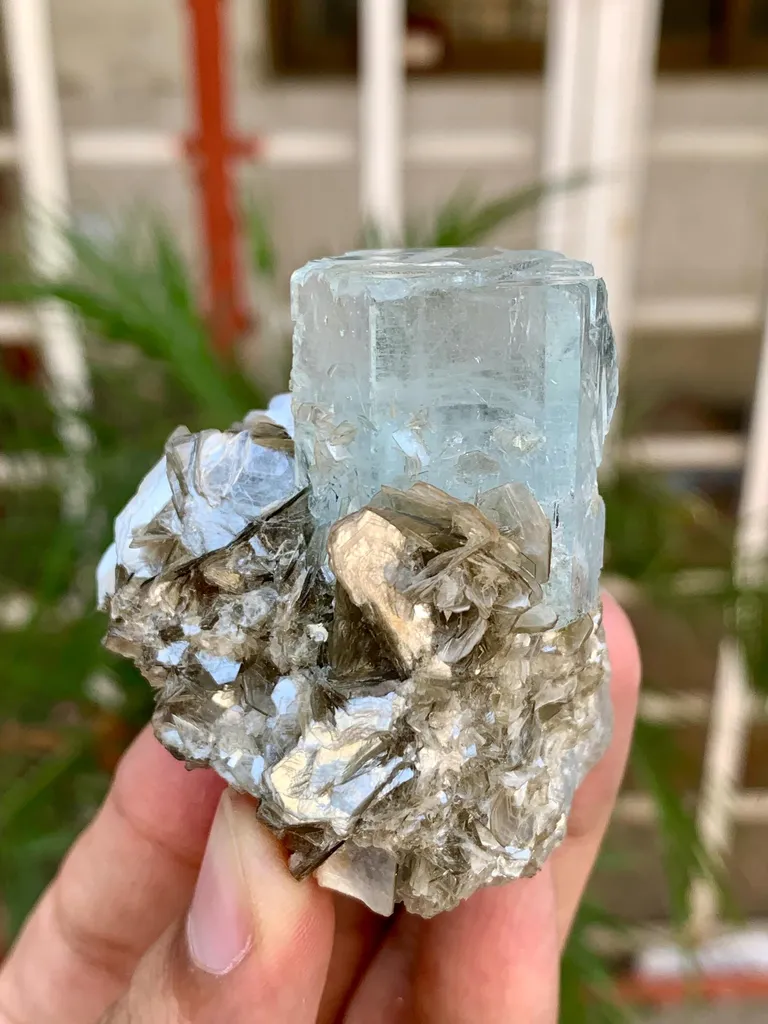 Aquamarine from Pakistan, Gilgit-Baltistan, Nagar District, Nagar - image 6
