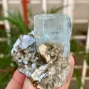 Aquamarine from Pakistan, Gilgit-Baltistan, Nagar District, Nagar - image 6