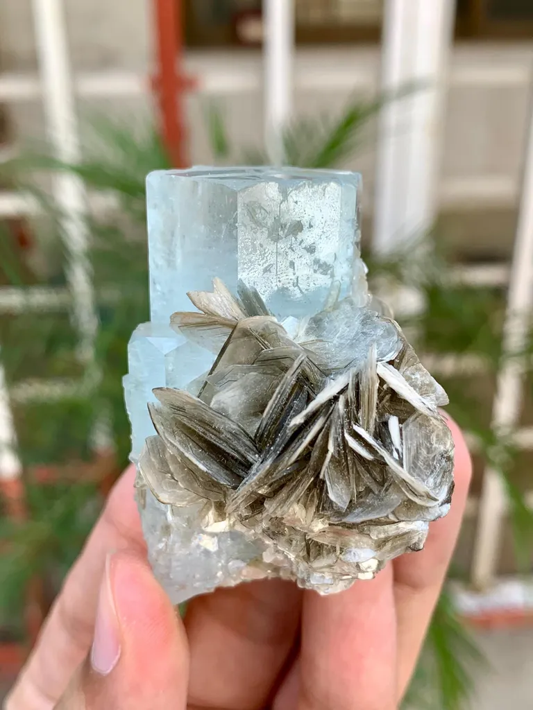 Aquamarine from Pakistan, Gilgit-Baltistan, Nagar District, Nagar - image 2