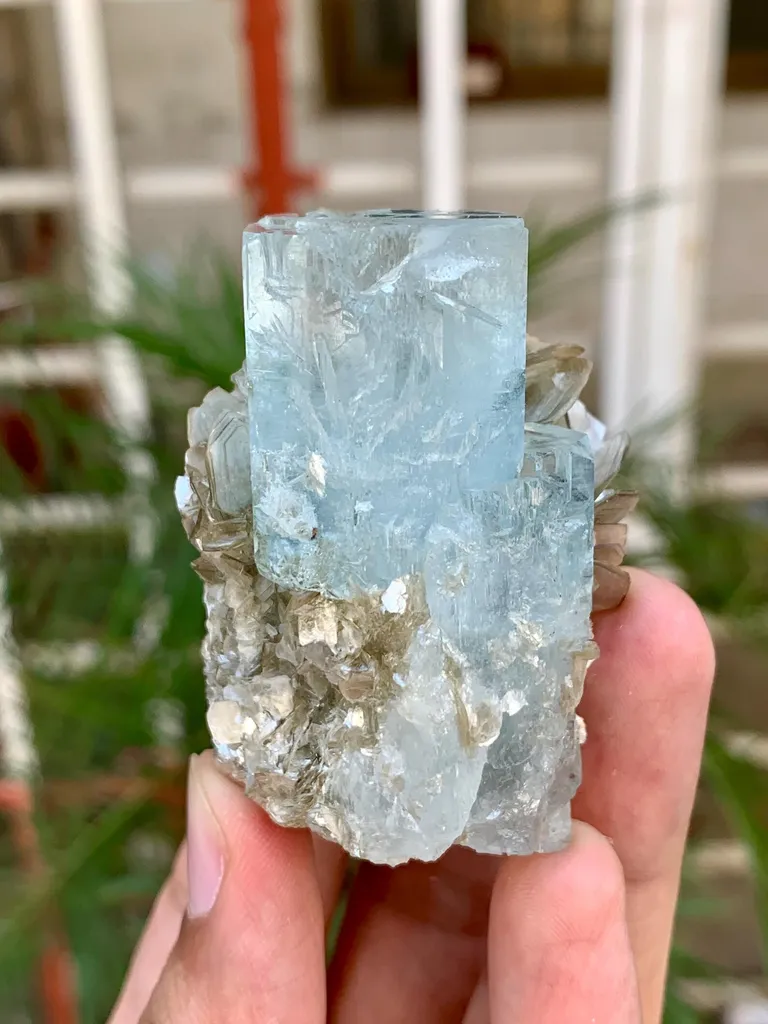 Aquamarine from Pakistan, Gilgit-Baltistan, Nagar District, Nagar - image 4