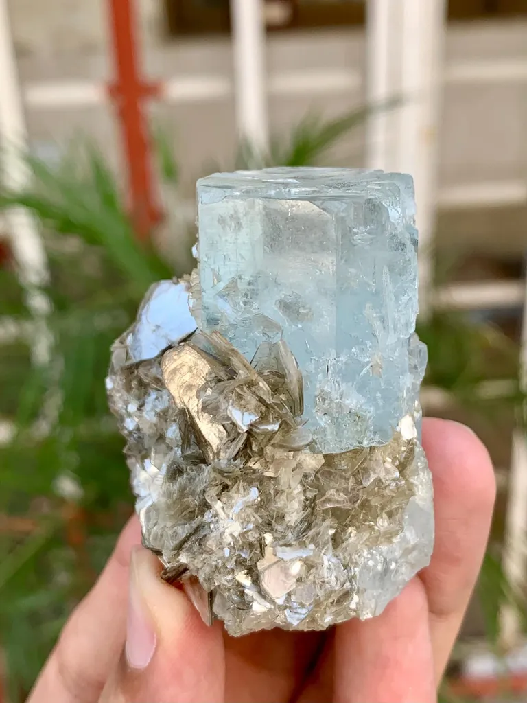 Aquamarine from Pakistan, Gilgit-Baltistan, Nagar District, Nagar - image 5