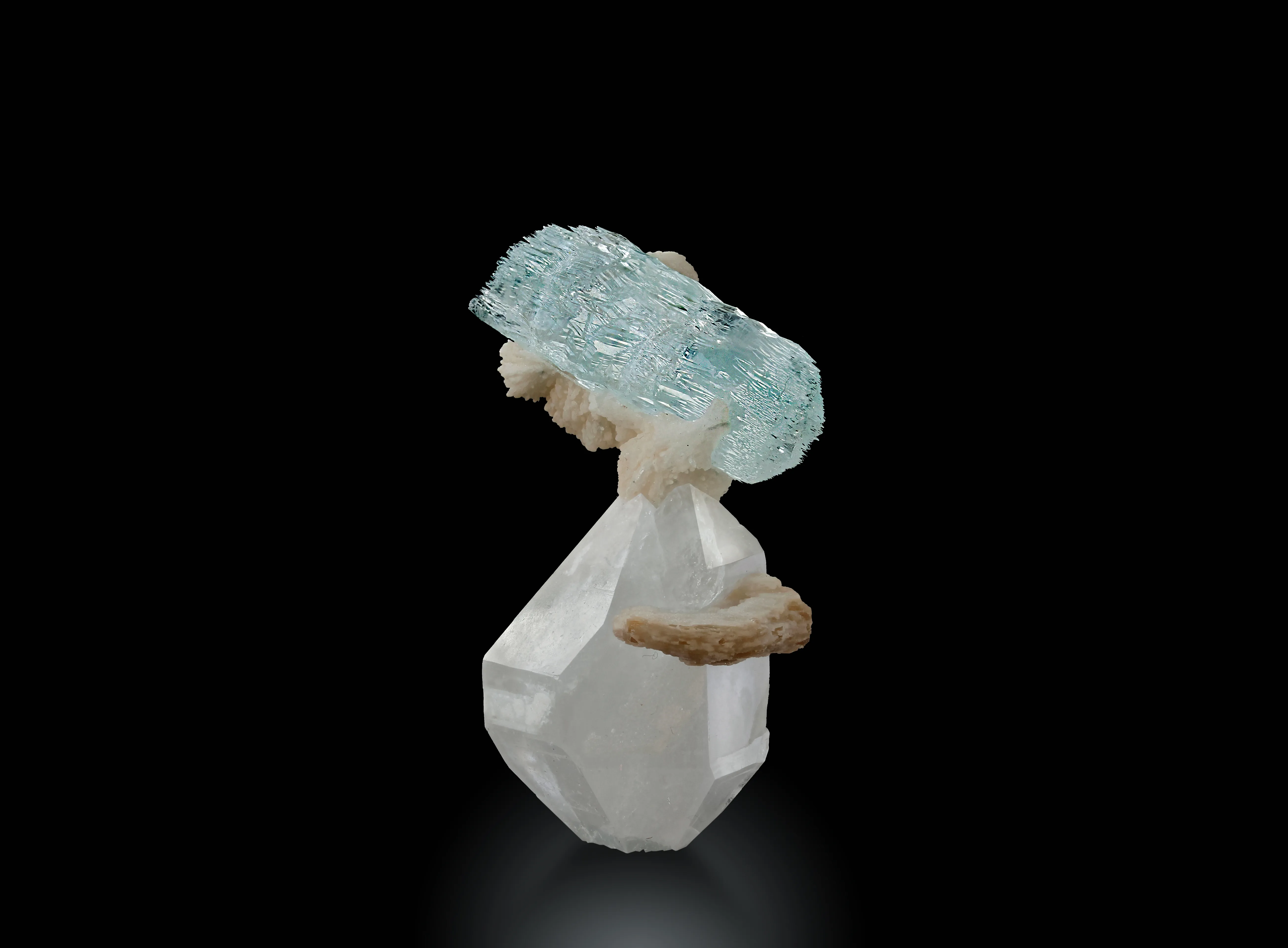 Aquamarine from Pakistan, Gilgit-Baltistan, Roundu District, Shengus - image 1