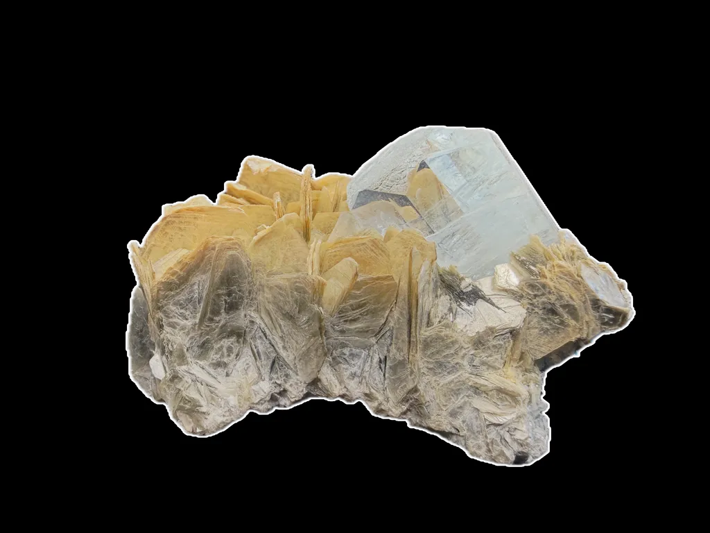 Aquamarine from Pakistan, Gilgit-Baltistan, Shigar District image
