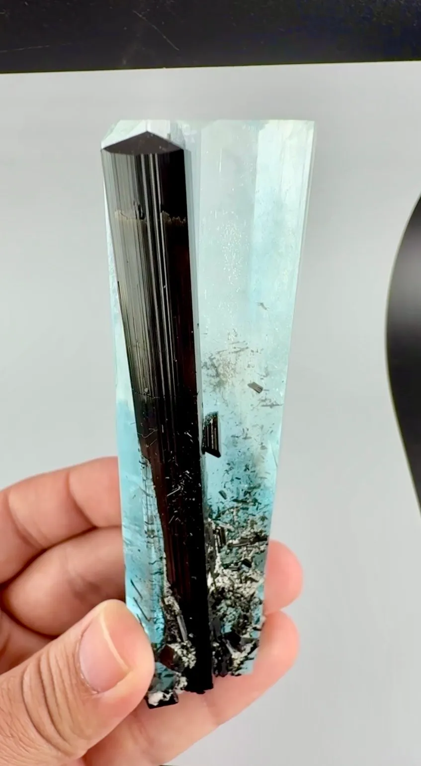 Aquamarine from Pakistan, Gilgit-Baltistan, Shigar District - image 7
