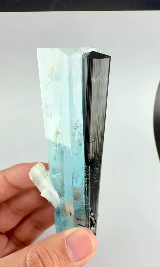 Aquamarine from Pakistan, Gilgit-Baltistan, Shigar District image