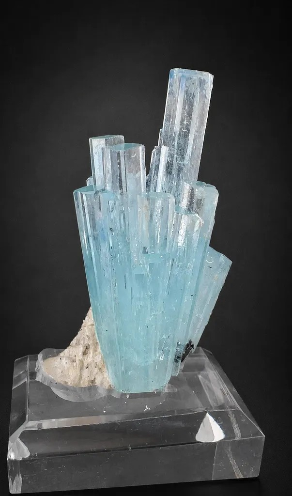 Aquamarine from Pakistan, Gilgit-Baltistan, Shigar District, Shigar Valley image
