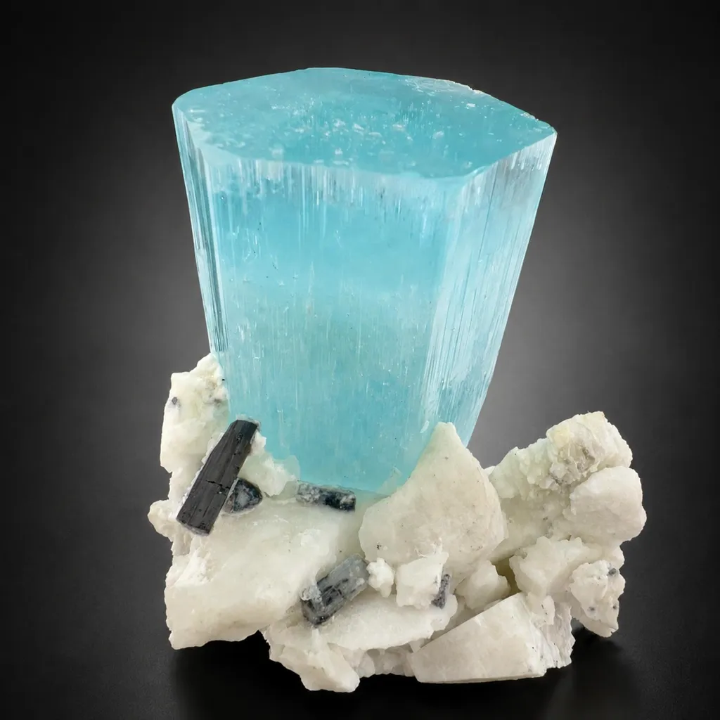 Aquamarine from Pakistan, Gilgit-Baltistan, Shigar District, Shigar Valley - image 2