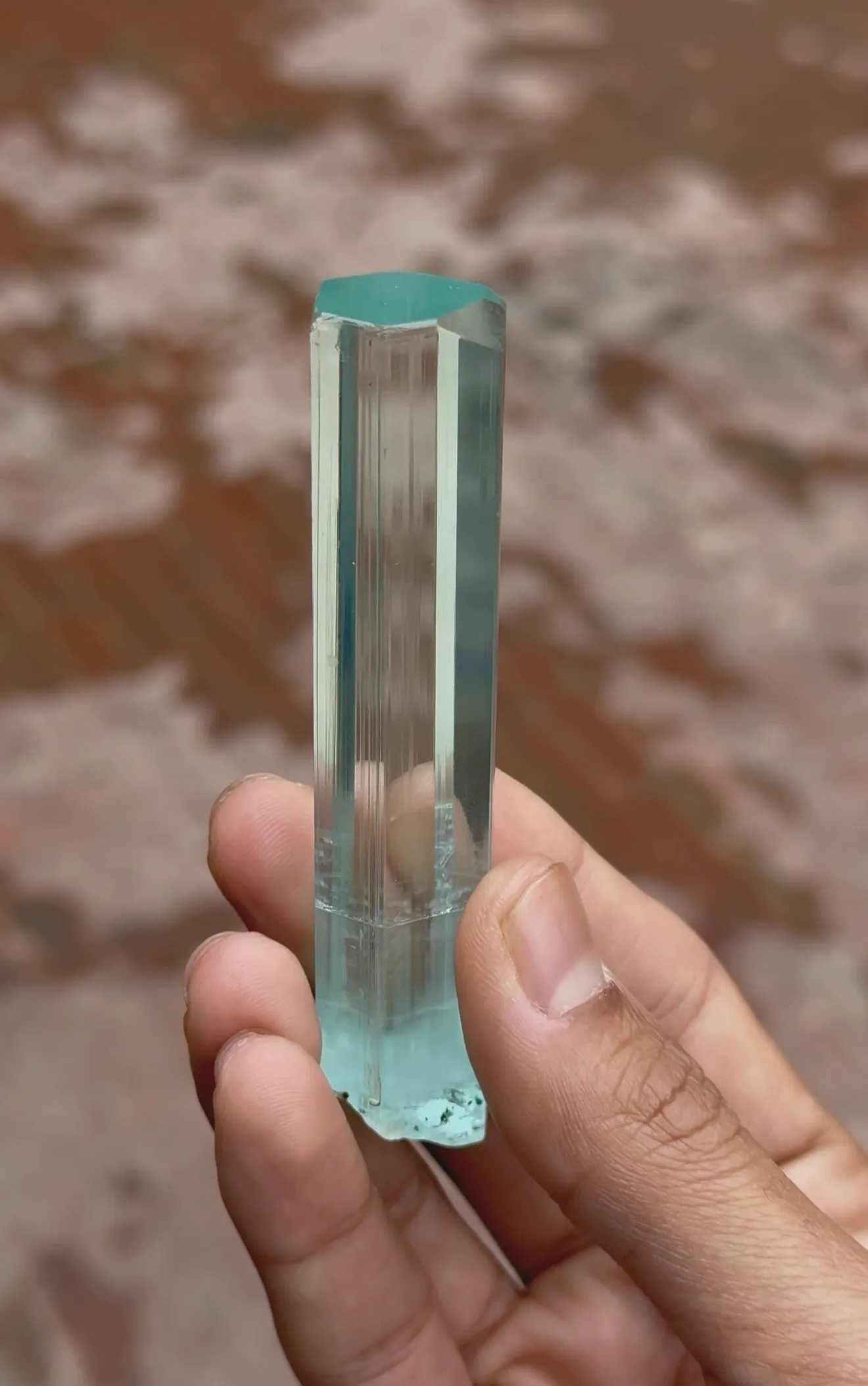 Aquamarine from Pakistan, Gilgit-Baltistan, Shigar District, Shigar Valley - image 3