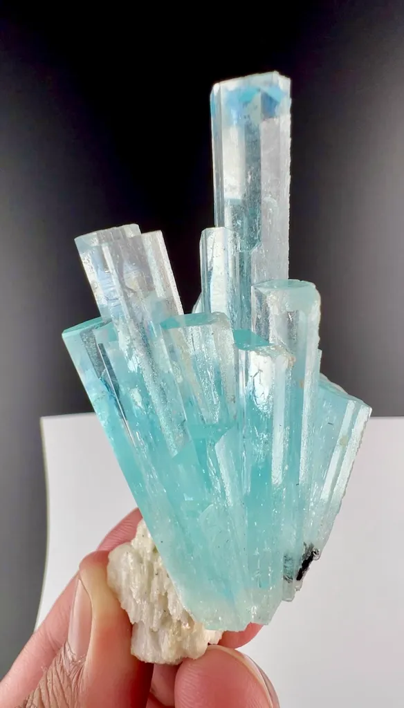 Aquamarine from Pakistan, Gilgit-Baltistan, Shigar District, Shigar Valley - image 3