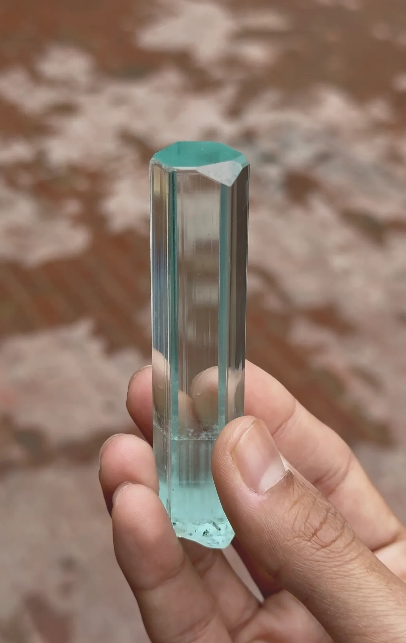 Aquamarine from Pakistan, Gilgit-Baltistan, Shigar District, Shigar Valley - image 2