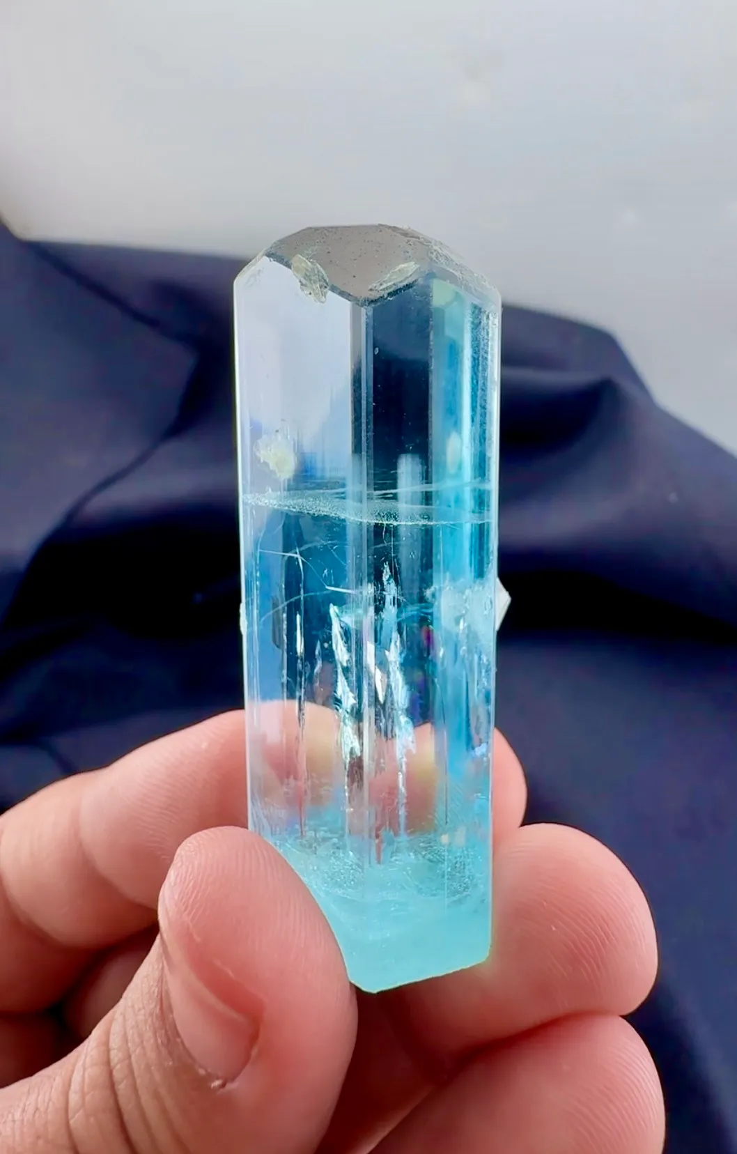 Aquamarine from Pakistan, Gilgit-Baltistan, Shigar District, Shigar Valley - image 1